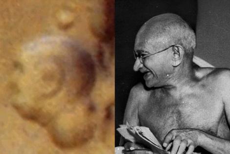 Ipoteza inedita: Mahatma Gandhi e figura ciudata de pe planeta Marte!