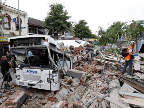 Un mort si 45 de raniti, in urma cutremurelor din Noua Zeelanda