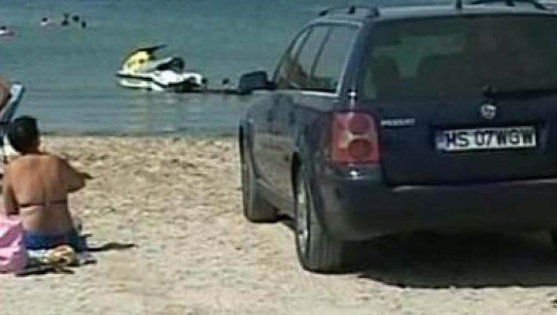 Amenzi drastice pentru cei care patrund cu masinile pe plaja