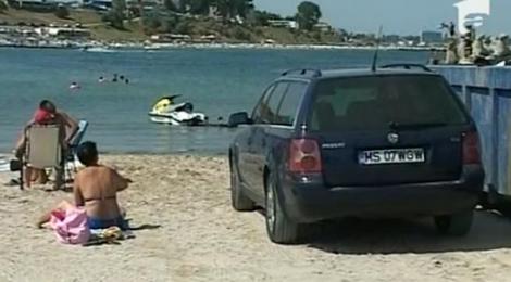 Amenzi drastice pentru cei care patrund cu masinile pe plaja