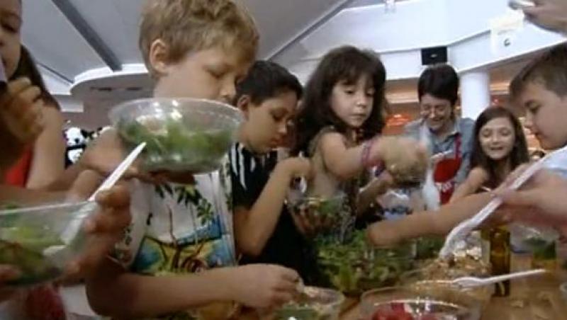 VIDEO! In Bucuresti s-a organizat o competitie de gatit pentru copii
