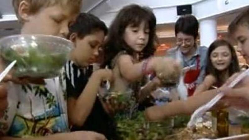 VIDEO! In Bucuresti s-a organizat o competitie de gatit pentru copii