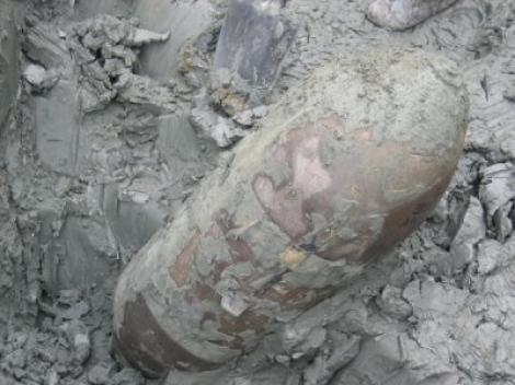 Bomba din cel de-al doilea razboi mondial, gasita la Corabia