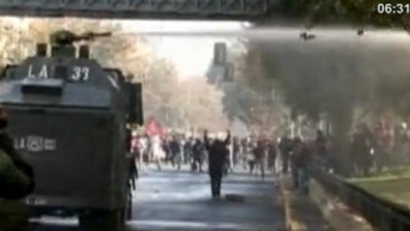 VIDEO! Chile: 25.000 de studenti protesteaza impotriva guvernului!