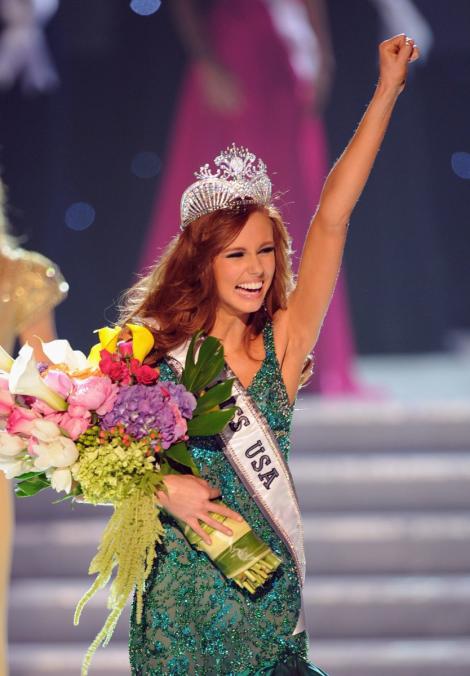 Coroana "Miss USA", castigata de o tanara de 21 de ani din California