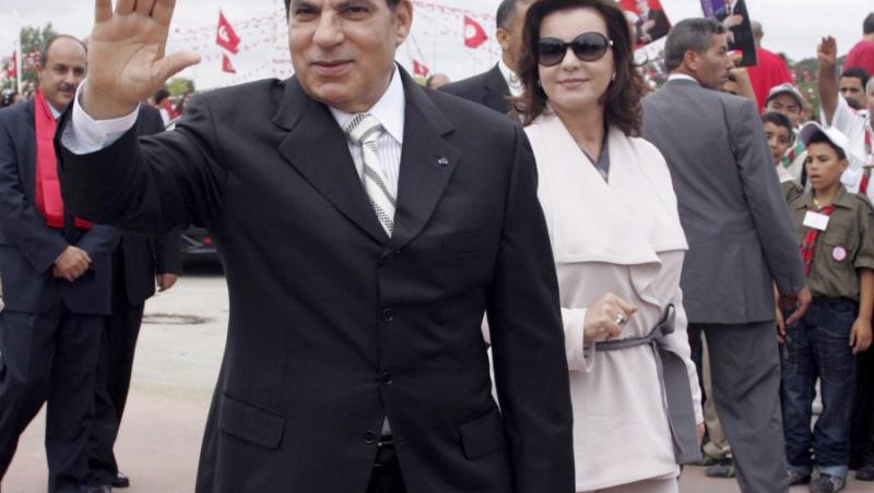 Fostul presedinte tunisian Ben Ali si sotia sa, condamnati la 35 de ani de inchisoare