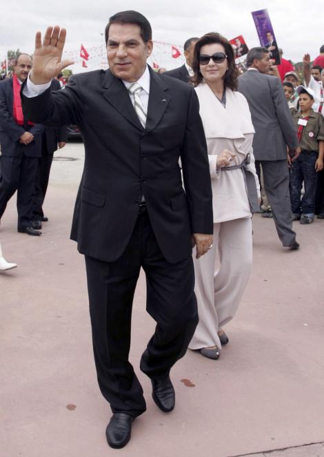 Fostul presedinte tunisian Ben Ali si sotia sa, condamnati la 35 de ani de inchisoare