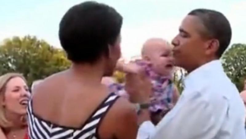 VIDEO! Barack Obama s-ar putea angaja ca dadaca