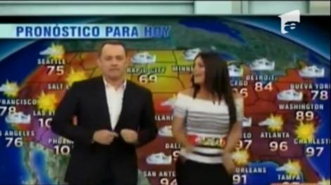 VIDEO! Tom Hanks prezinta vremea dansand la o televiziune spaniola