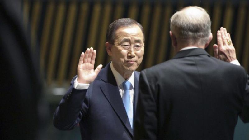 Ban Ki-moon, reconfirmat pentru un nou mandat de Secretar General al ONU