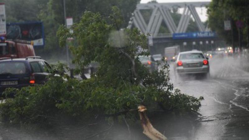 Meteorologii anunta Codul portocaliu de vijelii pentru alte 10 judete