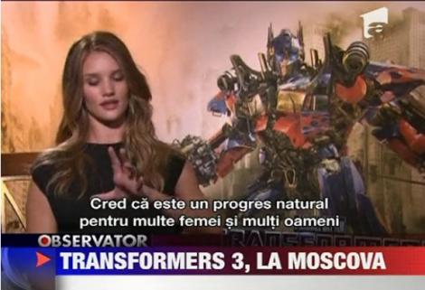 VIDEO! "Transformers 3" a avut premiera mondiala la Moscova