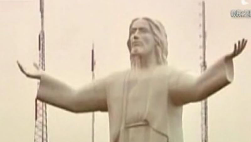 VIDEO! In Peru s-a construit cea mai mare statuie a lui Iisus Hristos