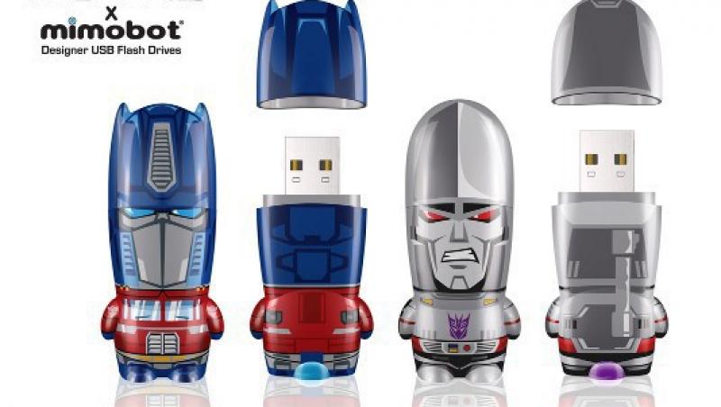 Serie speciala de USB-uri Mimobot Transformers