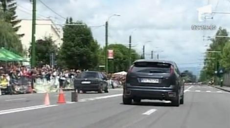 VIDEO! Brasov: Impatimitii de viteza s-au intrecut la o "liniuta legala"