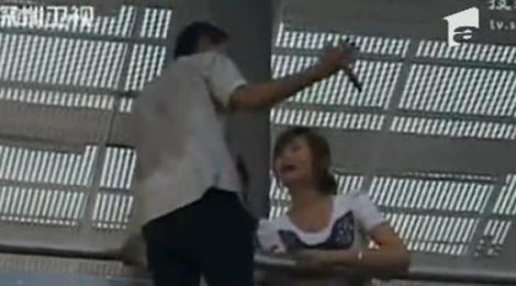 VIDEO! Un chinez a fost salvat de la sinucidere cu un sarut