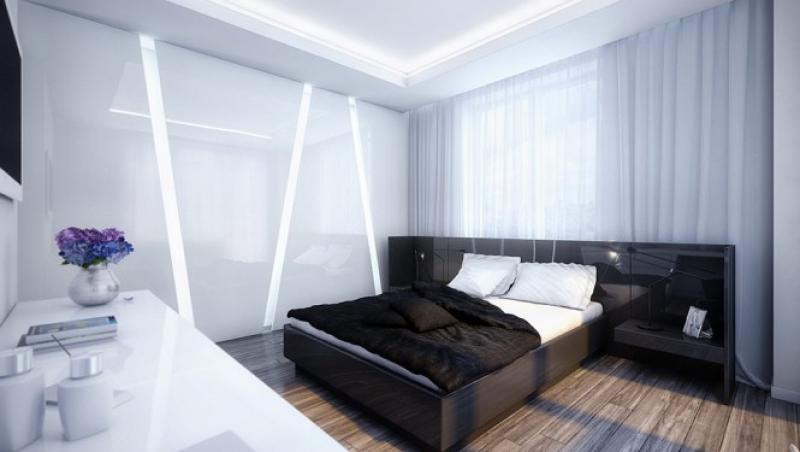 FOTO! Casa ta: design alb-negru, futuristic