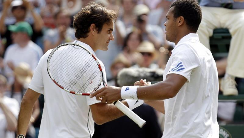Surpriza la Wimbledon: Federer, eliminat de Tsonga dupa ce a condus cu 2-0 la seturi