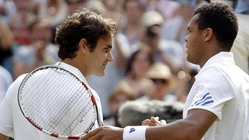 Surpriza la Wimbledon: Federer, eliminat de Tsonga dupa ce a condus cu 2-0 la seturi