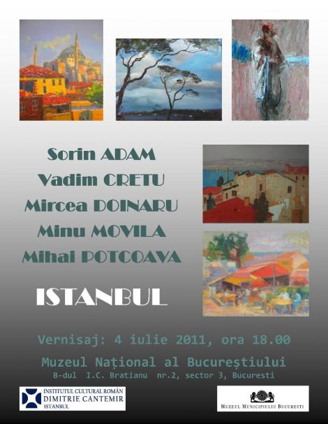 Istanbulul vazut de cinci pictori romani - expozitie la Bucuresti
