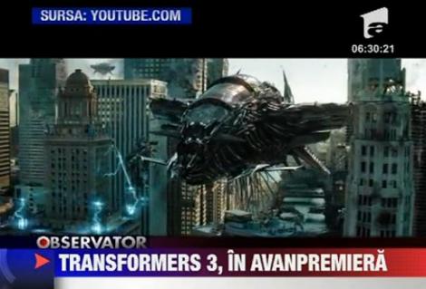 VIDEO! Transformers 3, vizionat in avanpremiera cu Top Gear