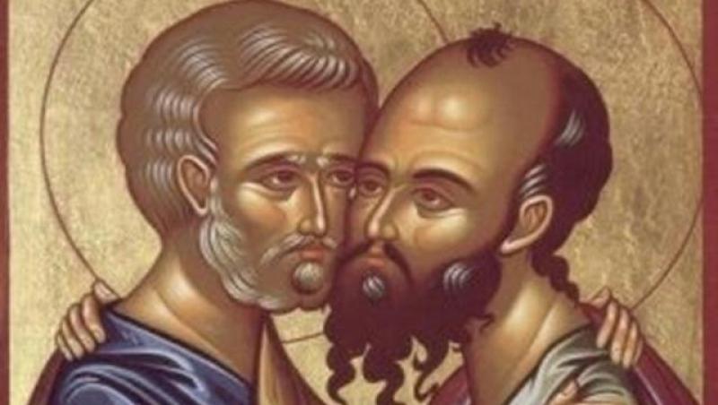 Peste 450.000 de romani isi serbeaza onomastica de Sfintii Petru si Pavel