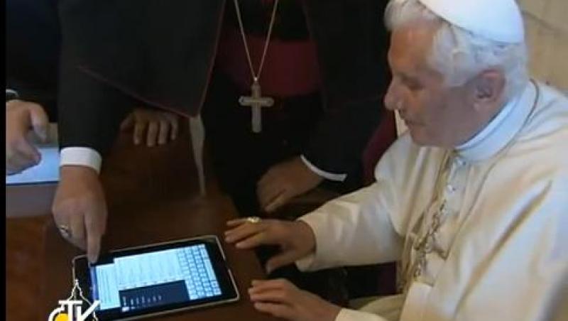 VIDEO! Papa a dat primul sau mesaj pe Twitter