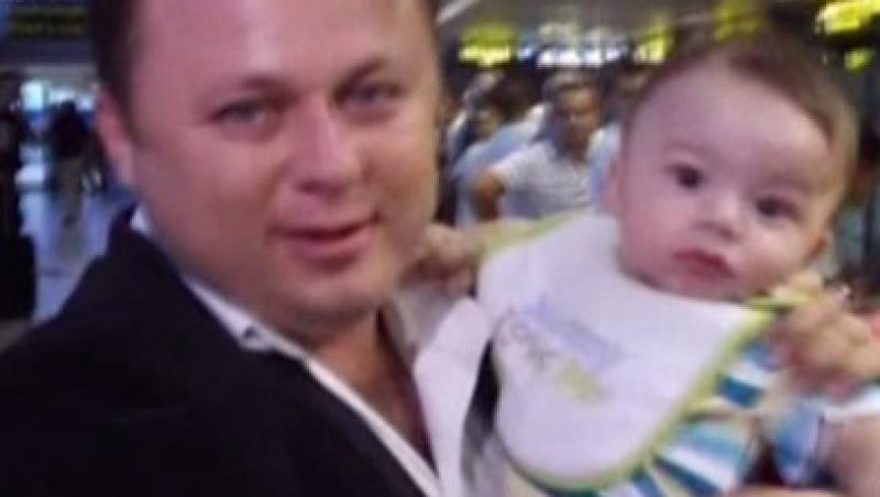 VIDEO! Dragos Dolanescu s-a intors in tara pentru a-si boteza copilul
