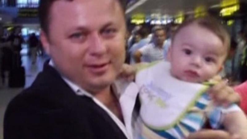 VIDEO! Dragos Dolanescu s-a intors in tara pentru a-si boteza copilul