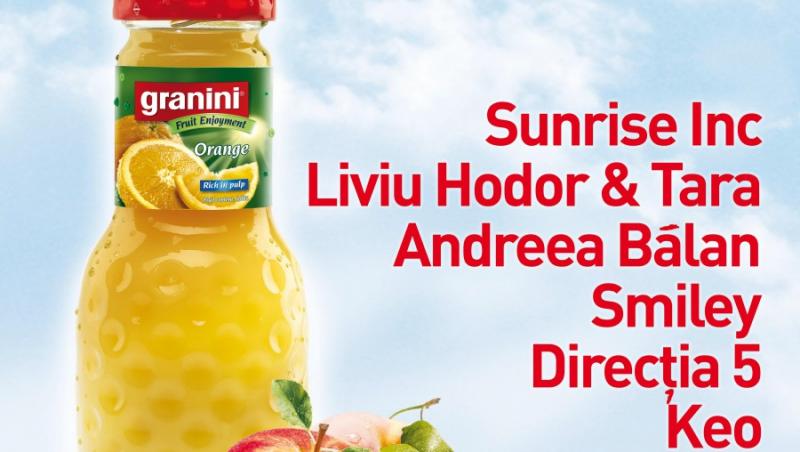 Sunrise INC, Liviu Hodor & Tara, Keo, Smiley, Andreea Balan si Directia 5  te invita la super-party
