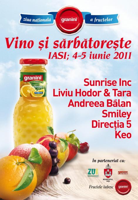 Sunrise INC, Liviu Hodor & Tara, Keo, Smiley, Andreea Balan si Directia 5  te invita la super-party