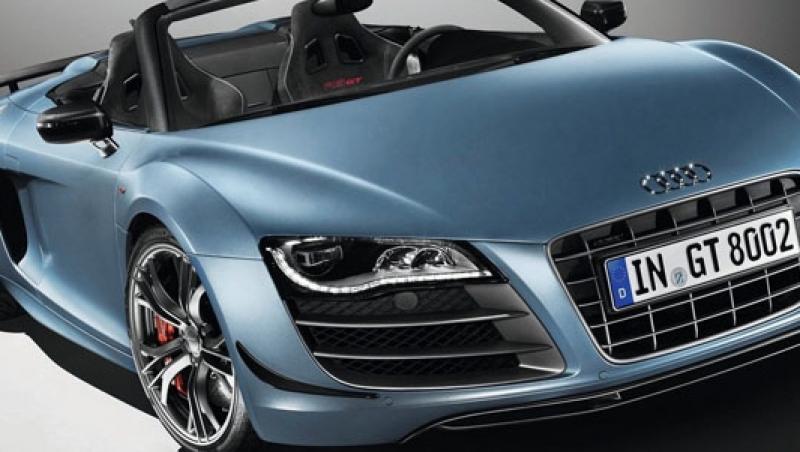 A aparut noul model Audi: R8 GT Spyder