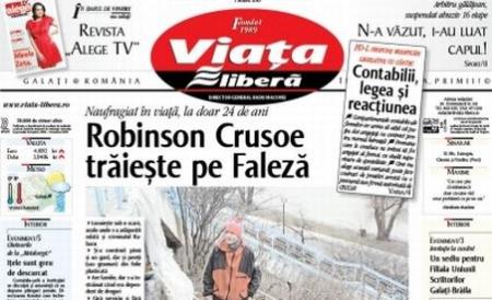 Compania Arbomedia a vandut astazi ziarul &ldquo;Viata Libera&rdquo; din Galati