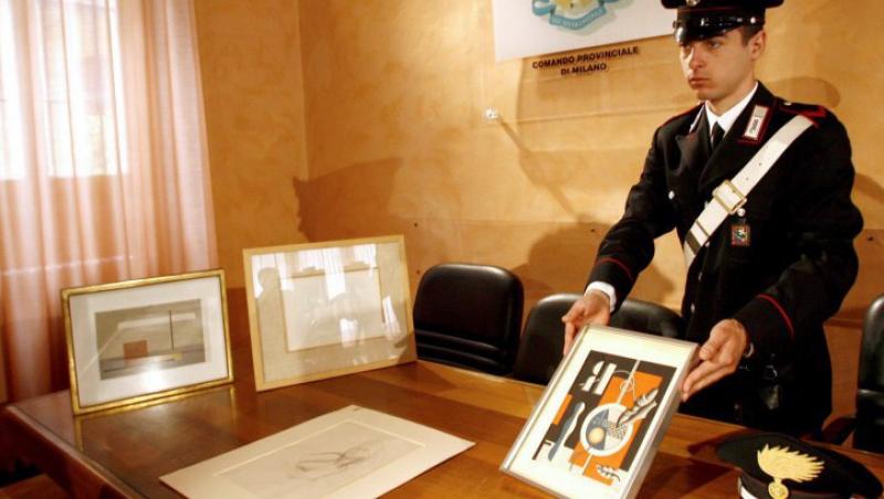 Hoti de tablouri celebre, printre care figureaza si un roman, arestati in Italia