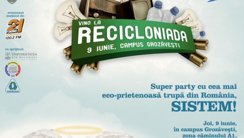 Incepe Recicloniada, primul targ eco organizat vreodata intr-un campus