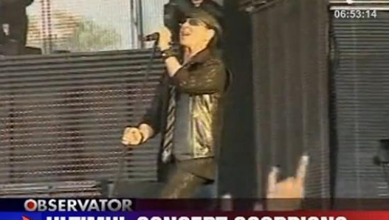 VIDEO UPDATE! Incidente la concertul Scorpions din Capitala. Fanii au fortat intrarea