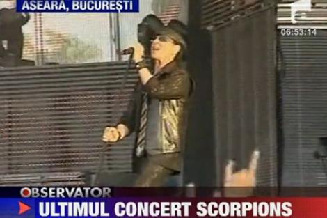VIDEO UPDATE! Incidente la concertul Scorpions din Capitala. Fanii au fortat intrarea
