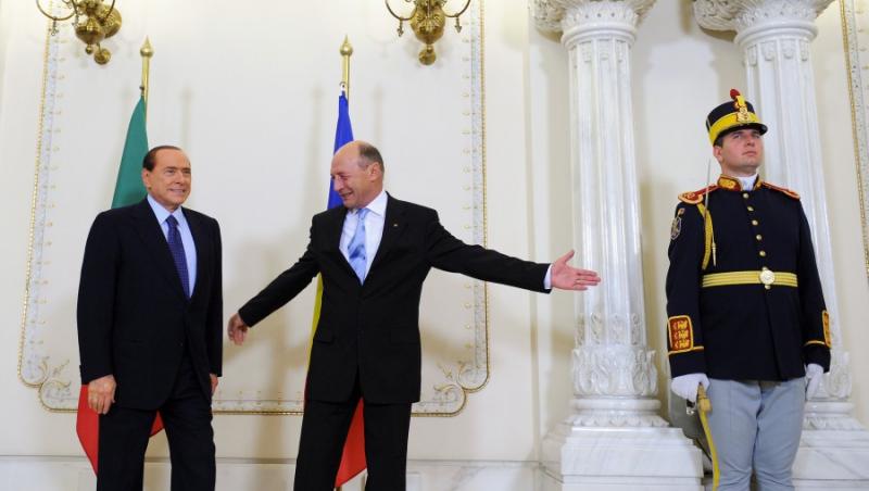 Berlusconi se lauda ca e mai popular decat Basescu