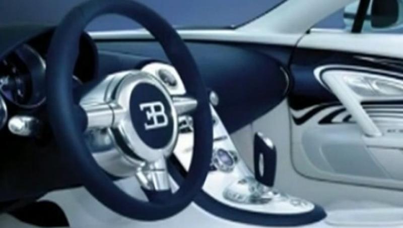 VIDEO! Vezi cum arata singurul Bugatti Veyron cu interior din portelan!