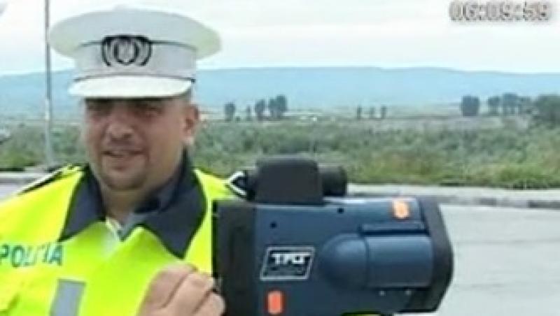 VIDEO! ATENTIE, nou model de radar cu laser in dotarea politiei!