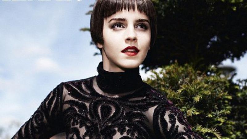 FOTO! Emma Watson, sexy pe coperta revistei 