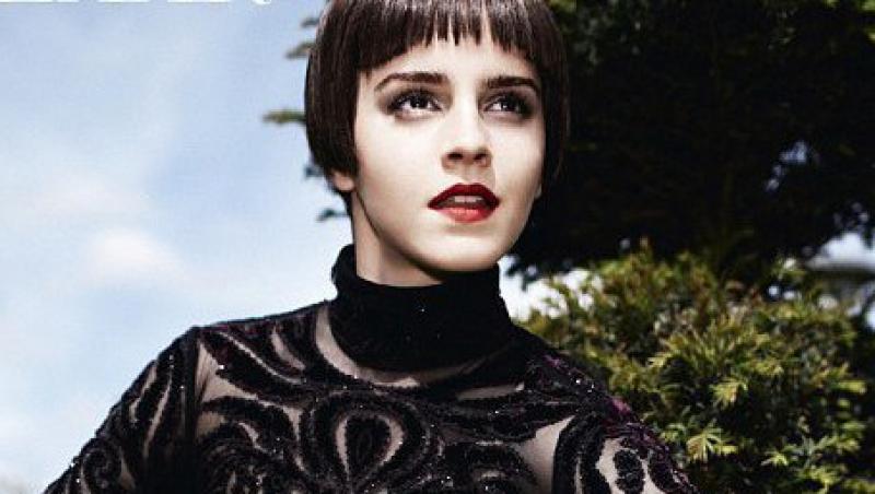 FOTO! Emma Watson, sexy pe coperta revistei 