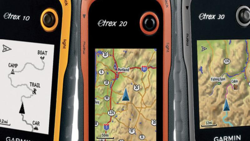 eTrex: GPS-ul de tinut in mana de la Garmin