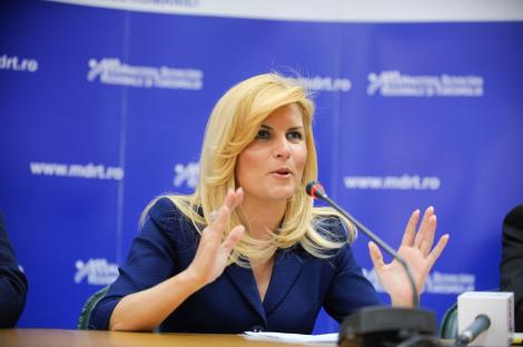Elena Udrea da vina pe primari pentru licitatiile trucate