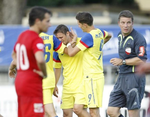 Steaua - NK Zagreb 1-1/ Ros-albastrii, neinvinsi in amicale