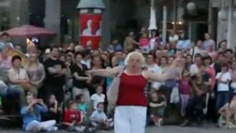 VIDEO! Vezi cea mai batrana dansatoare de breakdance din lume