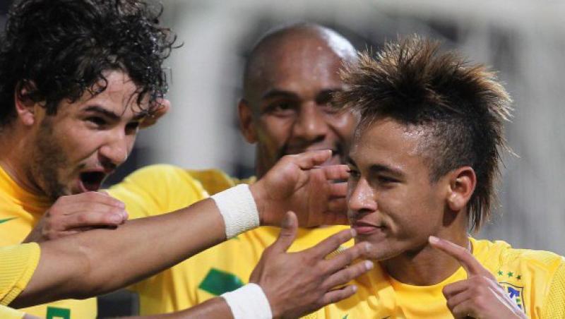 VIDEO! Brazilia - Ecuador 4-2: Pato si Neymar au facut show