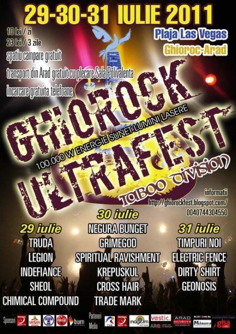 Muzica si distractie la Ghiorock Ultrafest