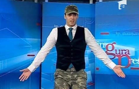 VIDEO! Mircea Badea, sexy in uniforma de militar!