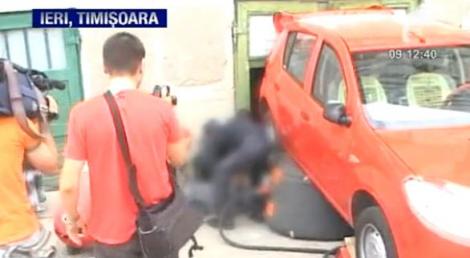VIDEO! Un batran din Timisoara a fost calcat de propria masina
